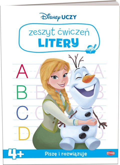 Disney uczy kraina lodu Zeszyt ćwiczeń Litery UDZ-9303