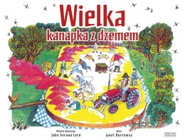 Wielka kanapka z dżemem