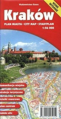 Kraków. Plan miasta 1:26 000 wyd. 17