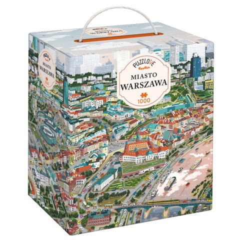 Puzzle 1000 Puzzlove rodzinne CzuCzu Miasto Warszawa