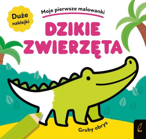 Dzikie zwierzęta. Gruby obrys. Moje pierwsze malowanki