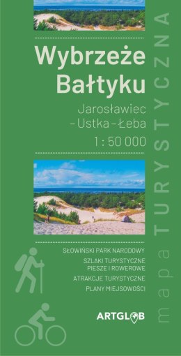 Wybrzeże Bałtyku Jarosławiec - Ustka - Łeba 1:50 000