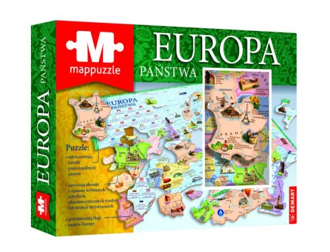 Mappuzle Europa państwa
