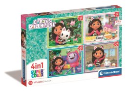 Puzzle 4 w1 supercolor gabby's dollhouse 21524