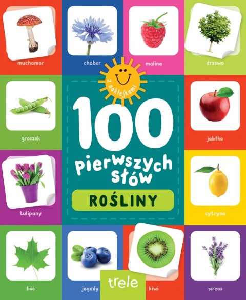 100 pierwszych słów z naklejkami. Rośliny