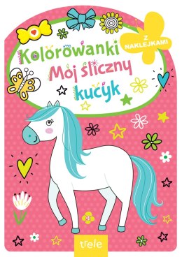 Kolorowanka z wykrojnikiem. Mój śliczny kucyk. Kolorowanka z wykrojnikiem