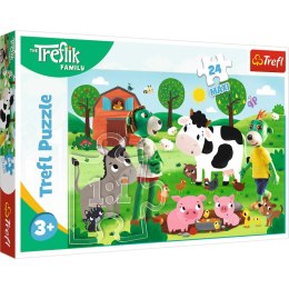 Puzzle 24 maxi Rodzina Treflików na wsi 14361