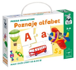 Puzzle 69 edukacyjne Poznaję alfabet 3-6 lat