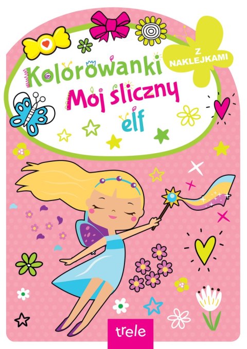 Mój śliczny elf. Kolorowanka z wykrojnikiem