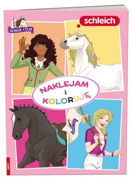 Schleich horse club Naklejam i koloruję NAK-8401