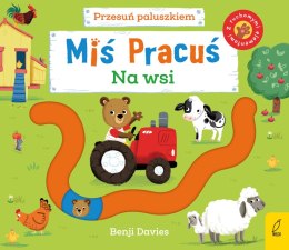 Miś Pracuś. Przesuń paluszkiem. Na wsi