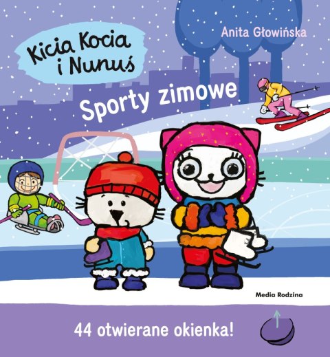 Sporty zimowe. Kicia Kocia i Nunuś