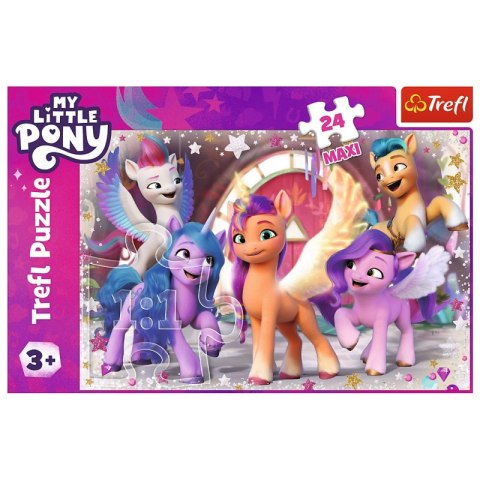 Puzzle 24 Maxi Wesoły dzień kucyków My Little Pony 14355