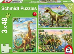 Puzzle 3 x 48 Dinozaury 106596
