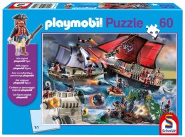 Puzzle 60 Playmobil Piraci + figurka 109952