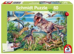 Puzzle 60 Wśród dinozaurów 106272