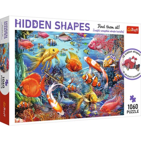 Puzzle 1060 Hidden Shapes Podwodne życie 10676