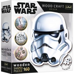 Puzzle 160 drewniane konturowe Hełm Szturmowca Star Wars 20188