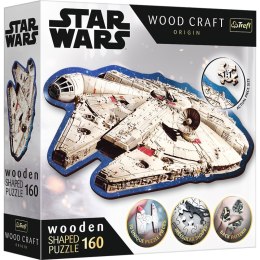 Puzzle 160 drewniane konturowe Sokół Millennium Star Wars 20189