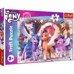 Puzzle 24 maxi Radość Kucyków Pony 14338