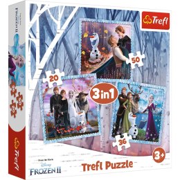 Puzzle 3w1(20,36,50) Magiczna opowieść Frozen 2 34853