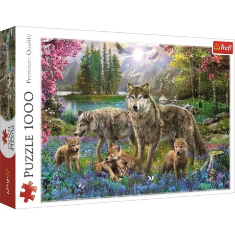 Puzzle 1000 Wilcza rodzina 10558