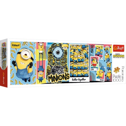 Puzzle 1000 panoramiczne Minionki 29049