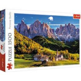 Puzzle 1500 Dolina Val di Funes Dolomity Włochy 26163