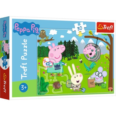 Puzzle 30 Leśna wyprawa Świnka Peppa 18245