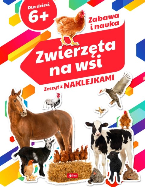 Zwierzęta na wsi zeszyt z naklejkami