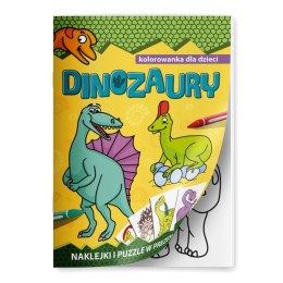 Dinozaury. Kolorowanka dla dzieci