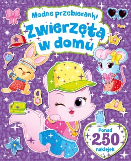 Zwierzęta w domu modne przebieranki