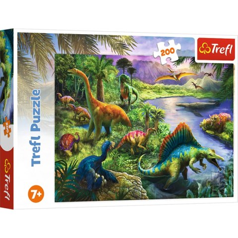 Puzzle 200 Drapieżne dinozaury 13281