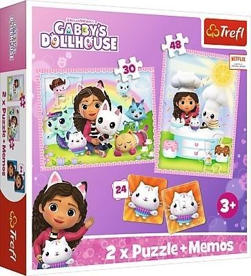 Puzzle 2w1 + memos Gabi z Kocim Przyjacielem 93382