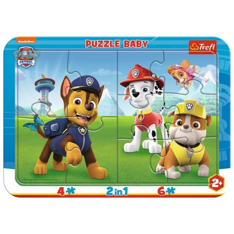 Puzzle ramkowe Baby Wesoły Psi Patrol 80022