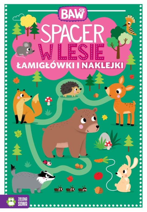 Spacer w lesie. Łamigłówki i zabawy. Baw się