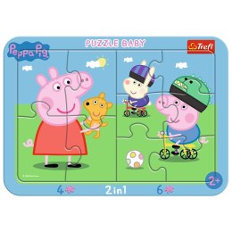 Puzzle ramkowe Baby Wesoła Świnka Peppa 80021