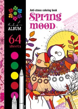Kolorowanka antystresowa 143x200 32 kartki TW Spring mood