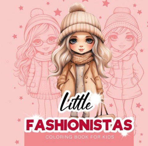 Kolorowanka usztywniana Little Fashionistas Małe projektantki