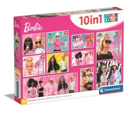 Puzzle 10 w 1 Super Kolor Barbie 20282