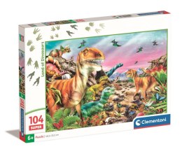 Puzzle 104 Super Kolor Land of Dinosaurus 25779