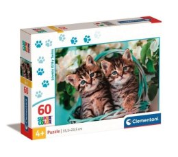 Puzzle 60 Super Kolor Lovely Kitty Twins 26599