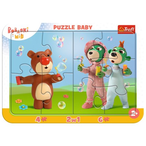 Puzzle ramkowe Baby Zabawne Bobaski 80026