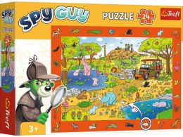 Puzzle 24 Obserwacyjne Spy Guy Safari Rodzina Treflików 15591
