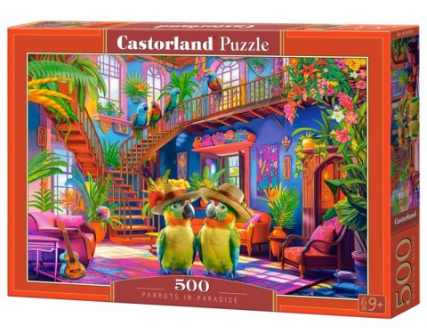 Puzzle 500 Parrots in Paradise B-53995