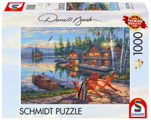 Puzzle 1000 PQ Jezioro Loon USA Darrel Bush 112718