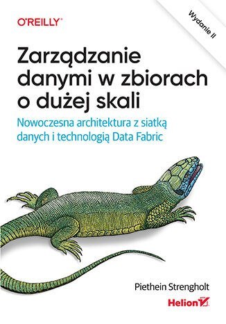 Zarządzanie danymi w zbiorach o dużej skali. Nowoczesna architektura z siatką danych i technologią Data Fabric wyd. 2