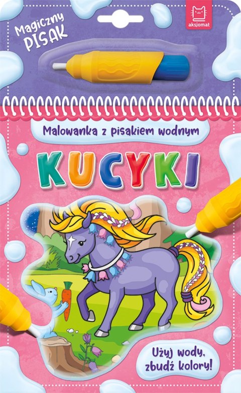 Kucyki. Malowanka z pisakiem wodnym