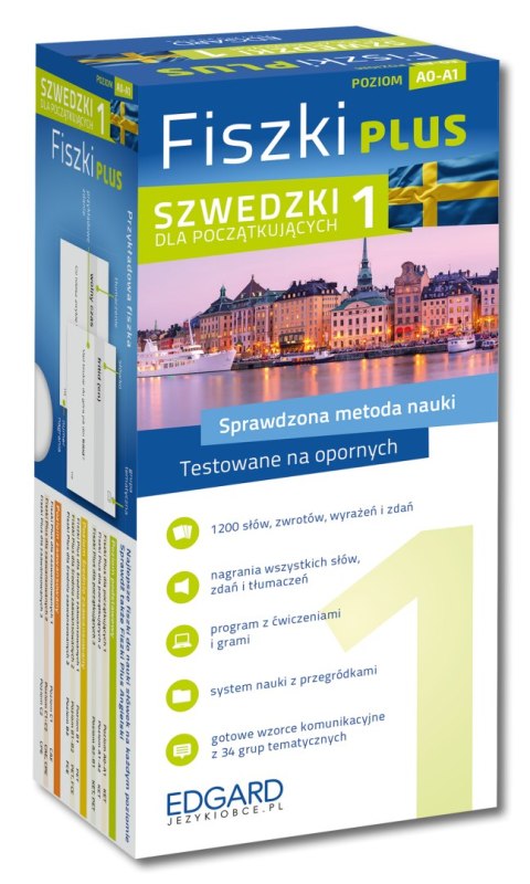 Szwedzki. Fiszki PLUS dla początkujących 1. Fiszki Plus