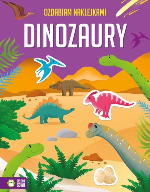 Dinozaury. Ozdabiam naklejkami